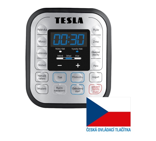 Displej TESLA EliteCook K70 s českými popiskami