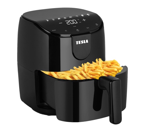 Fritéza TESLA AirCook Q40 s hranolkami vo vnútri