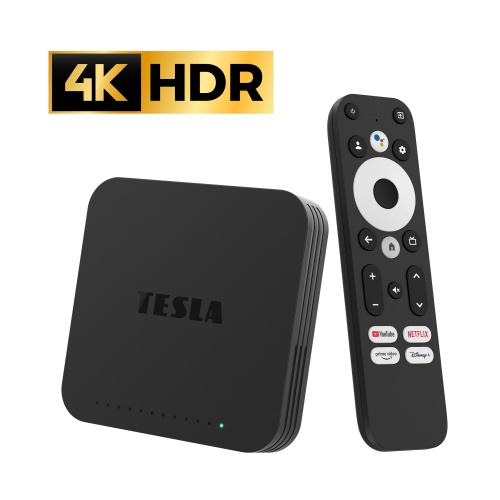 TESLA MediaBox XG500 s logom 4K/UHD