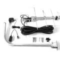 TESLA TE-2800 PW - vonkajšia anténa pre DVB-T2 signál, 470-790 MHz, 9 dBi, aktívny zosilňovač, montážny SET