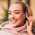 TESLA Sound EB10 - bezdrôtové Bluetooth slúchadlá (Metallic Blue)