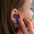 TESLA Sound EB10 - bezdrôtové Bluetooth slúchadlá (Metallic Blue)