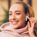 TESLA Sound EB10 - bezdrôtové Bluetooth slúchadlá (Ice Blue)