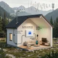 TESLA GSM‒01 - sada zosilňovač/opakovač GSM signálu (900 MHz)