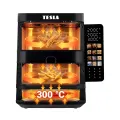 TESLA AirCook TrioZone Q636 XXL - multifunkčná trojzónová digitálna teplovzdušná fritéza