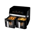 TESLA AirCook DualZone Q787 XXL Deluxe - multifunkčná duálna digitálna teplovzdušná fritéza 2v1