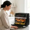 TESLA AirCook DualZone Q787 XXL Deluxe - multifunkčná duálna digitálna teplovzdušná fritéza 2v1