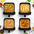 TESLA AirCook DualHeat QD65 XXL - multifunkčná duálna digitálna teplovzdušná fritéza