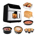 TESLA AirCook DualHeat QD65 XXL - multifunkčná duálna digitálna teplovzdušná fritéza
