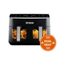 TESLA AirCook DualHeat QD464 XXL - multifunkčná duálna digitálna teplovzdušná fritéza