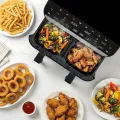 TESLA AirCook DualHeat QD464 XXL - multifunkčná duálna digitálna teplovzdušná fritéza