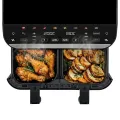 TESLA AirCook DualHeat QD464 XXL - multifunkčná duálna digitálna teplovzdušná fritéza