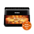TESLA AirCook DualHeat QD575 XXL - multifunkčná duálna digitálna teplovzdušná fritéza