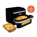 TESLA AirCook DualHeat QD575 XXL - multifunkčná duálna digitálna teplovzdušná fritéza