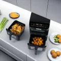 TESLA AirCook DualZone Q670 XXL - multifunkčná duálna digitálna teplovzdušná fritéza