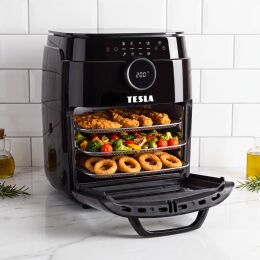 TESLA AirCook & Grill QG800 WiFi - multifunkčná digitálna teplovzdušná fritéza