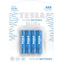 TESLA BLUE+ AAA - batérie LR03, jednorazové, 4 ks