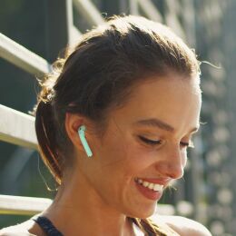 TESLA Sound EB10 - bezdrôtové Bluetooth slúchadlá (Ice Blue)
