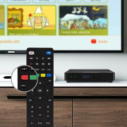 TESLA HYbbRID TV TH210 - set-top box s HbbTV, rozbalené