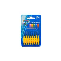Denticol P01 - medzizubná kefka s plochou rukoväťou, 8ks