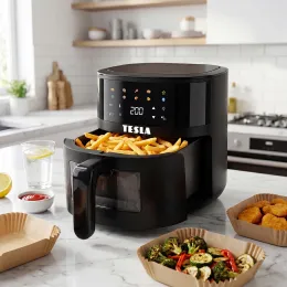 TESLA AirCook Q45 Pro - multifunkčná digitálna teplovzdušná fritéza
