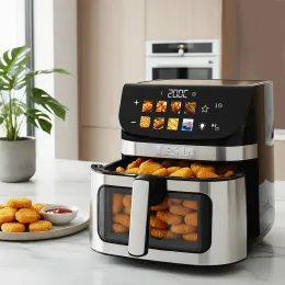 TESLA AirCook DualHeat QD73 XXL - multifunkčná digitálna teplovzdušná fritéza