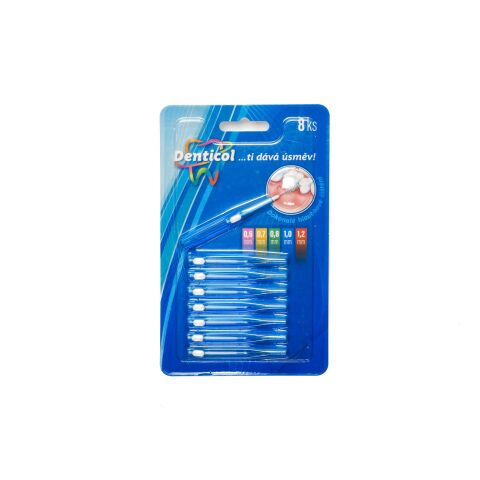 Denticol V01 veľ. 1 mm - medzizubná kefka vysúvacia, 8ks