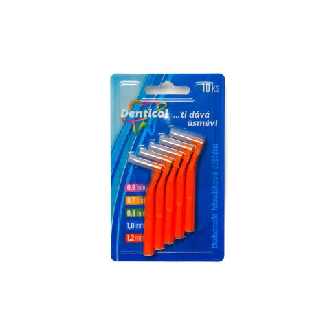 Denticol Z01 veľ. 1,2 mm - medzizubná kefka zahnutá, 10ks