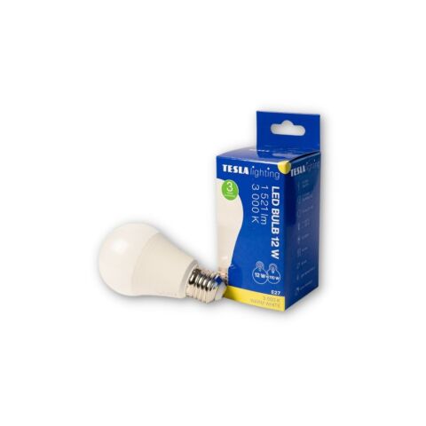 TESLA BL271230-1 - LED bulb žiarovka E27, 12W, 1521 lm, 3000K, teplá biela