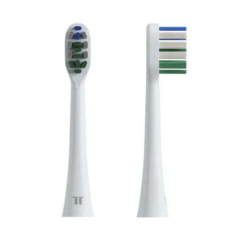 TESLA Toothbrush TS400 Brush Heads White - 4x náhradné hlavice pre sonickú zubnú kefku