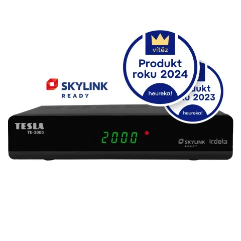 TESLA TE-3000 - satelitný prijímač Irdeto Skylink READY