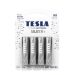 TESLA SILVER+ AA - alkalická batéria LR06, jednorazová, 4ks