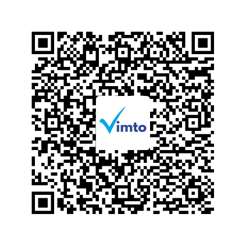 Stáhněte si aplikaci Vimto a poté naskenujte tento QR kód, tím si přidáte své zařízení do aplikace.