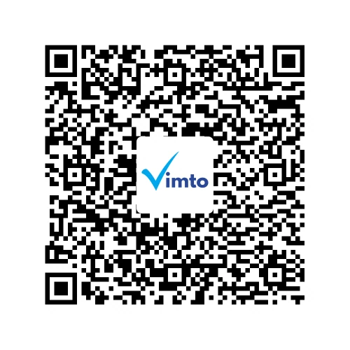 Stáhněte si aplikaci Vimto a poté naskenujte tento QR kód, tím si přidáte své zařízení do aplikace.