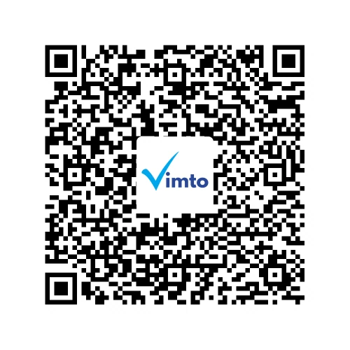 Stáhněte si aplikaci Vimto a poté naskenujte tento QR kód, tím si přidáte své zařízení do aplikace.