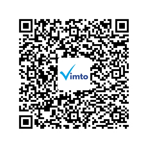 Stáhněte si aplikaci Vimto a poté naskenujte tento QR kód, tím si přidáte své zařízení do aplikace.