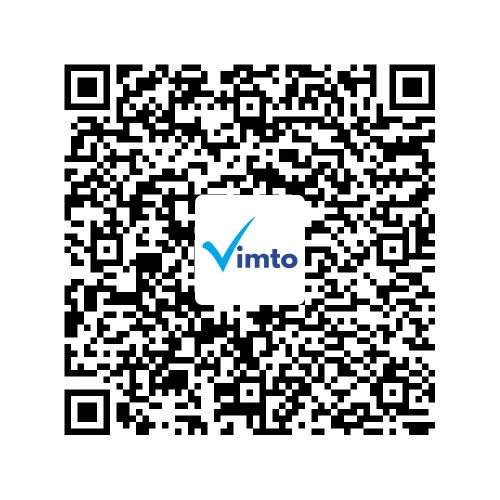 Stáhněte si aplikaci Vimto a poté naskenujte tento QR kód, tím si přidáte své zařízení do aplikace.