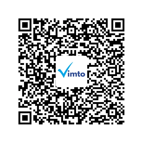 Stáhněte si aplikaci Vimto a poté naskenujte tento QR kód, tím si přidáte své zařízení do aplikace.