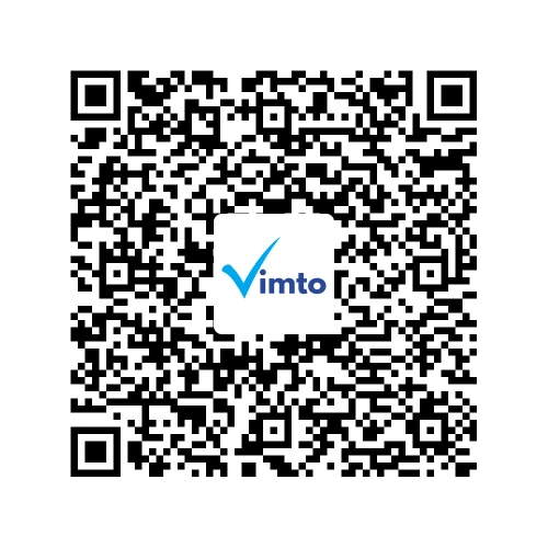 Stáhněte si aplikaci Vimto a poté naskenujte tento QR kód, tím si přidáte své zařízení do aplikace.