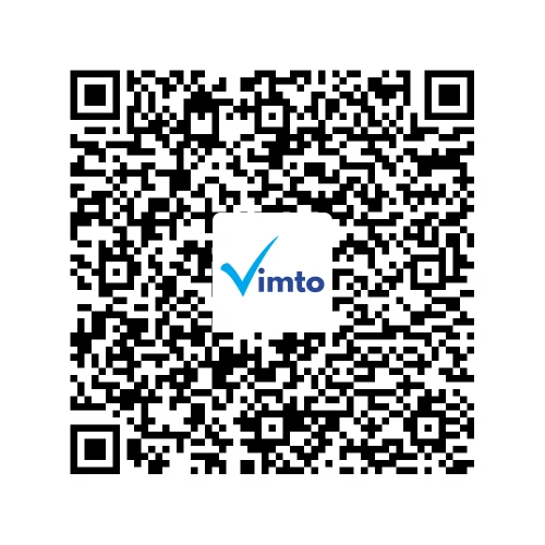 Stáhněte si aplikaci Vimto a poté naskenujte tento QR kód, tím si přidáte své zařízení do aplikace.