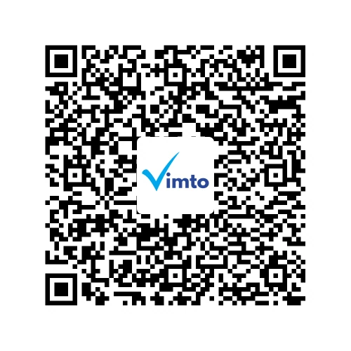 Stáhněte si aplikaci Vimto a poté naskenujte tento QR kód, tím si přidáte své zařízení do aplikace.