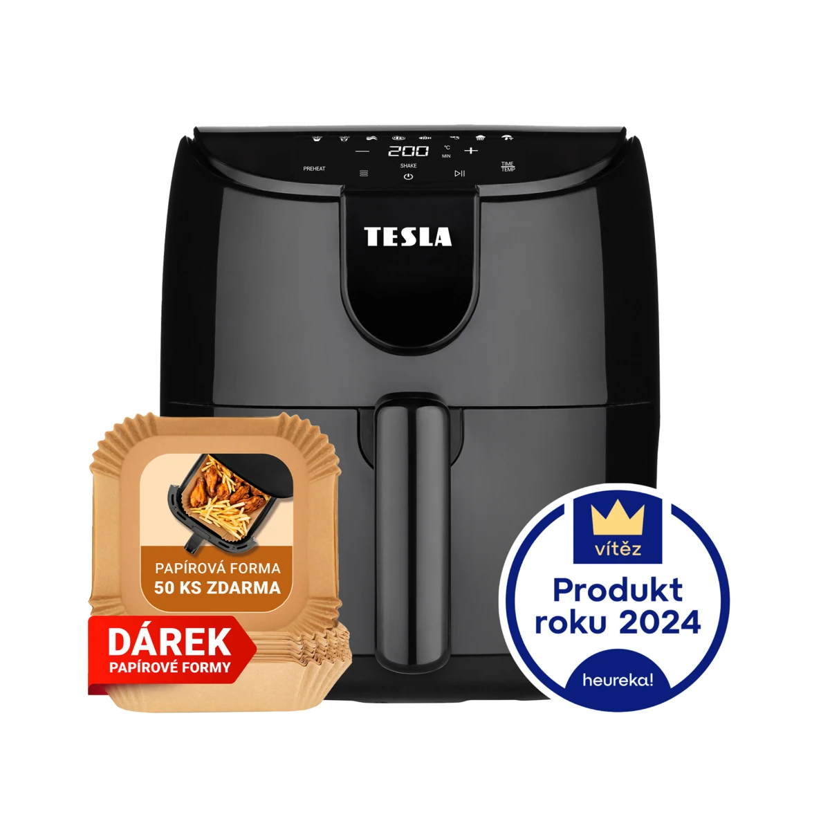 TESLA AirCook Q40 Limited Edition - multifunkčná digitálna teplovzdušná fritéza