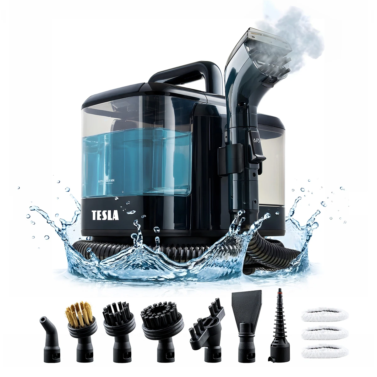 TESLA PowerWash & Steam Station TQS600 - viacúčelový vysávač s funkciou pary